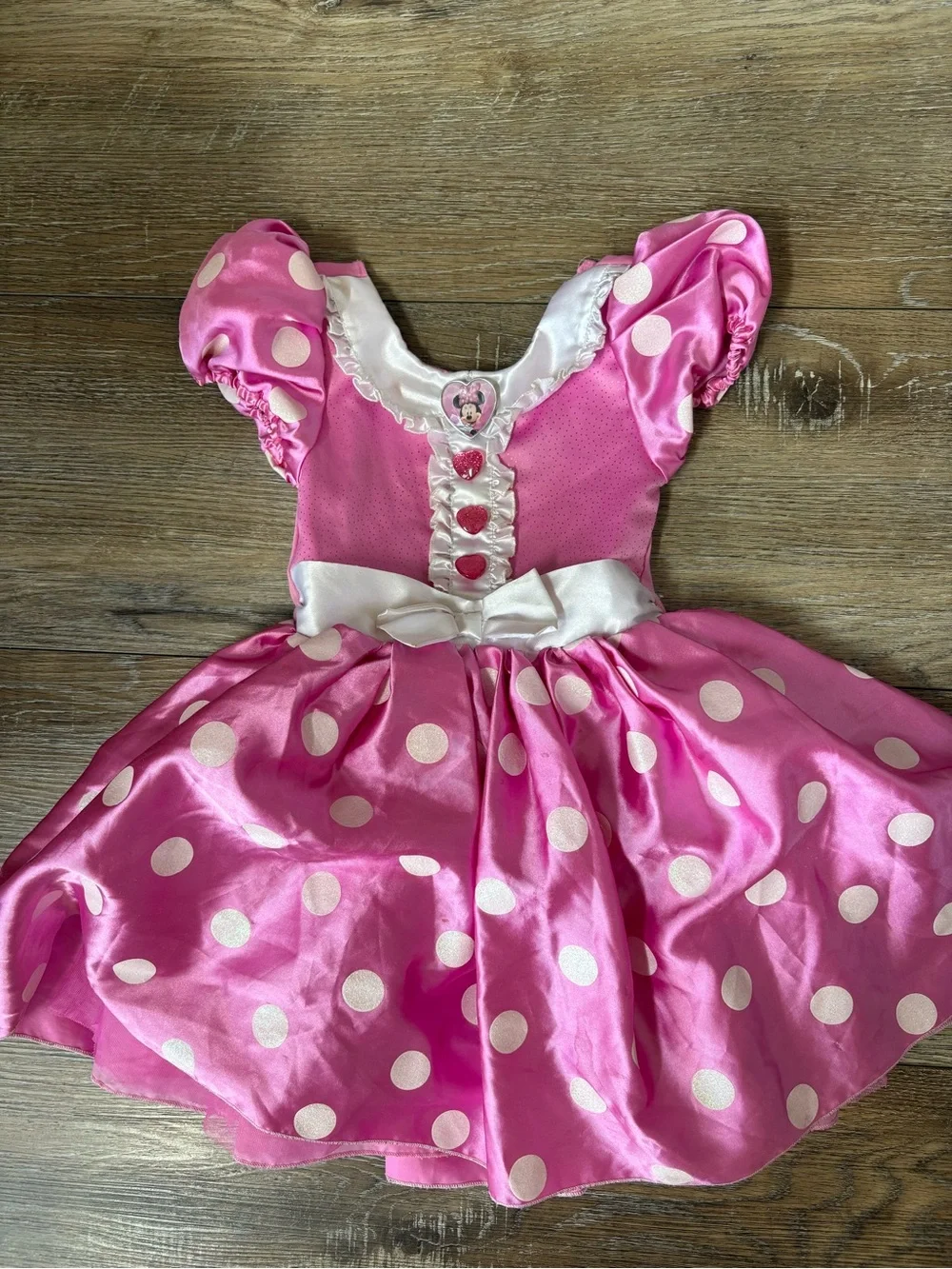 Disney Pink Polka Dot Minnie Mouse Costume Dress